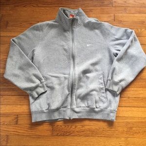 NIKE MEN’S FULL ZIP SWEATSHIRT XL HEATHER GRAY